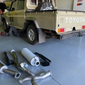 Toyota Landcruiser LC79 Series V6 Vvti Full Exhaust System & Branches